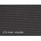 Puolipohjalevy Svig Mara 2,5 mm, musta. Myyntierä 1 kpl