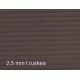 Puolipohjalevy Svig Mara 2,5 mm, ruskea. Myyntierä 1 kpl